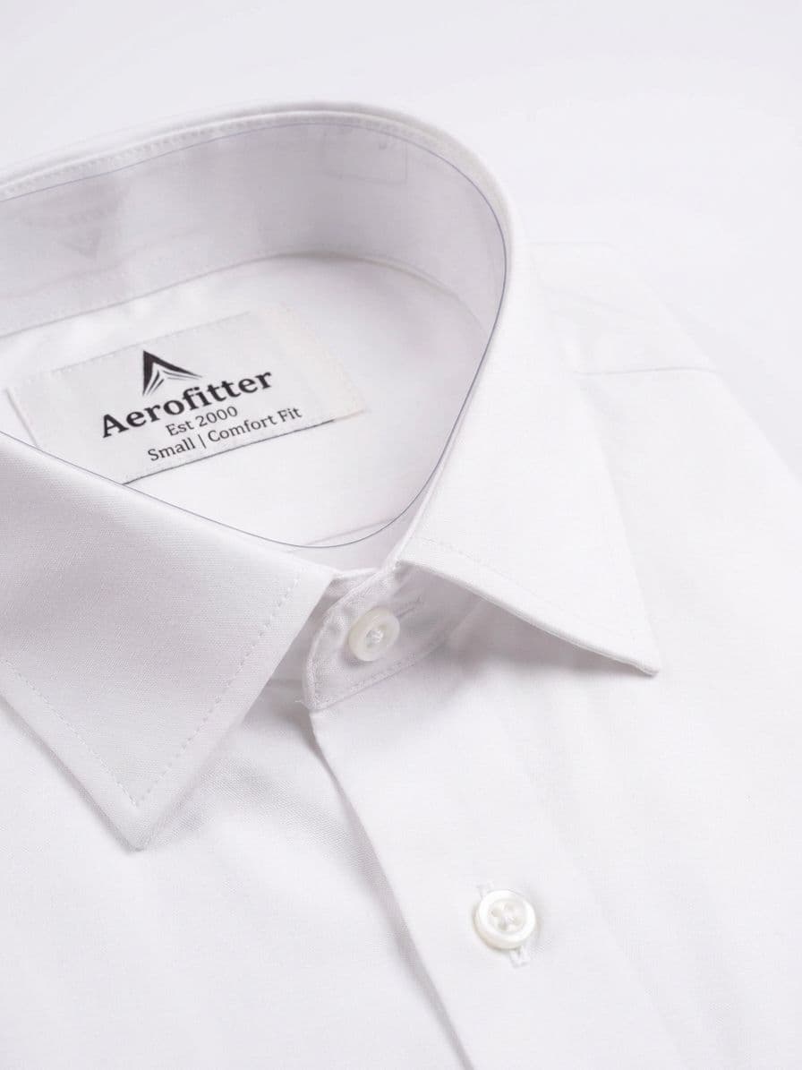 Men's Classic White Semi Formal Shirt – Premium Long Sleeve Dress Shirt