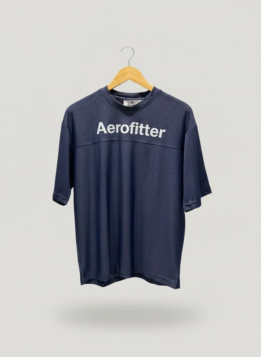 Aerofitter Drop T Shirt navy blue thumbnail 3