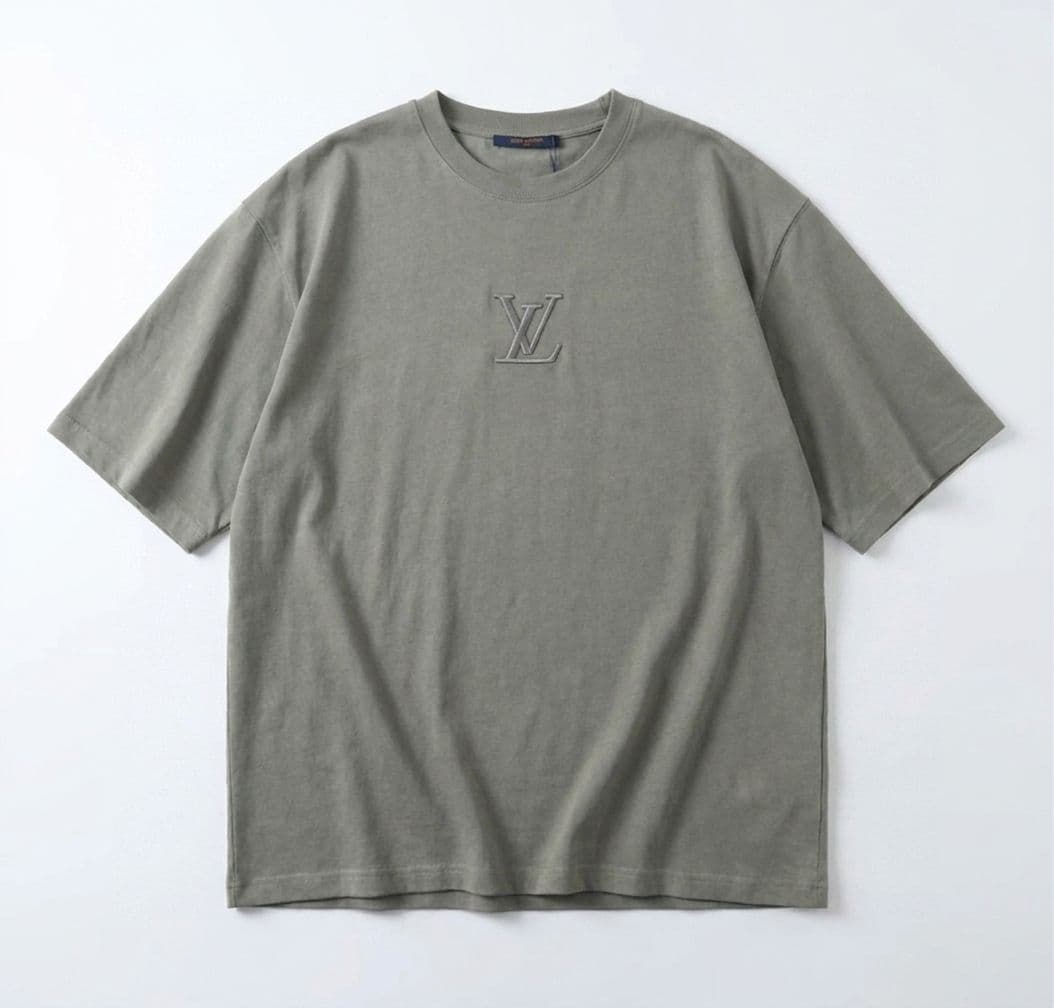 Men's Premium Drop Shoulder Oversized T-Shirt with Front & Back Embroidery thumbnail 4