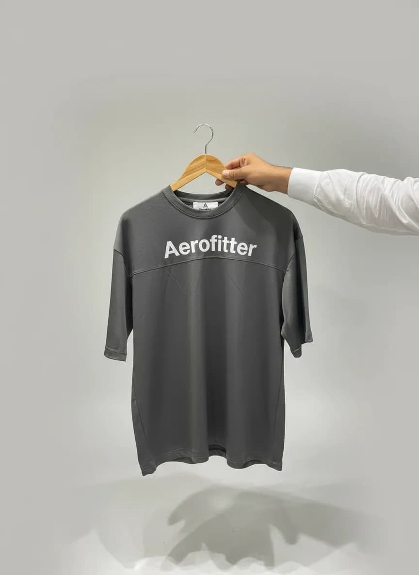 Aerofitter Drop T Shirt grey thumbnail 3