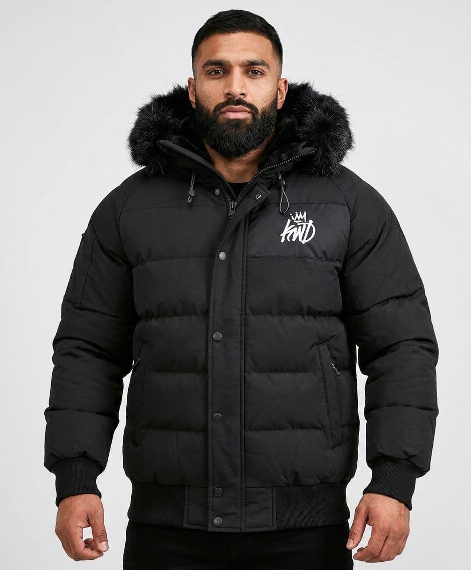 King will dream men ice jacket | button style | black