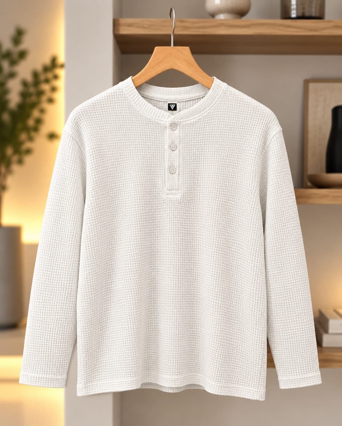 Henly T-Shirts -White