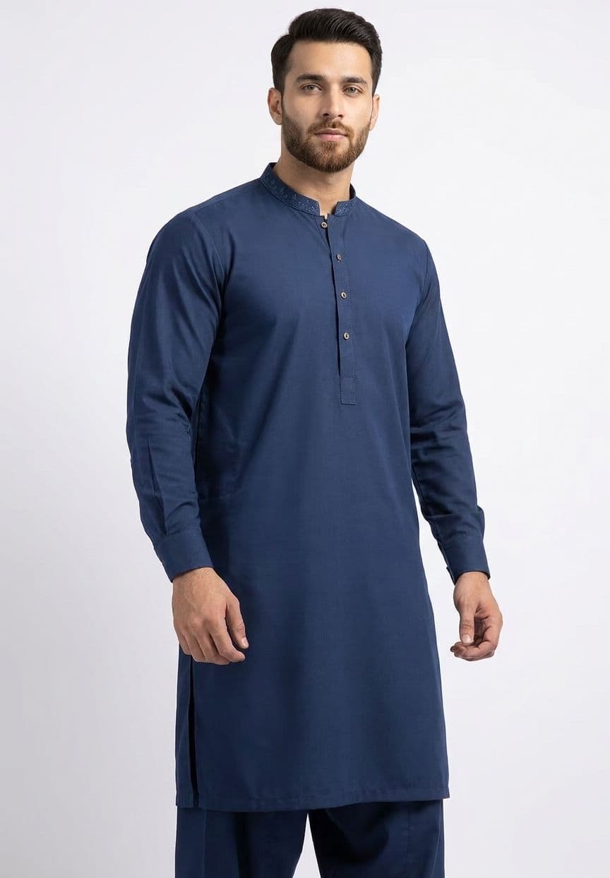 IDEAS by GUL AHMED - MENS SHALWAR KAMEEZ 2025 - ROYAL BLUE