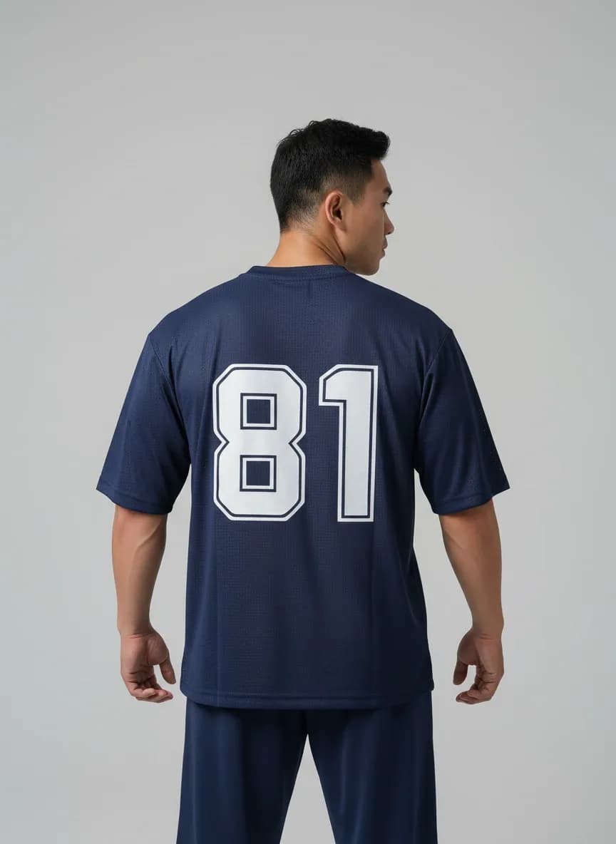 Aerofitter Drop T Shirt navy blue thumbnail 2