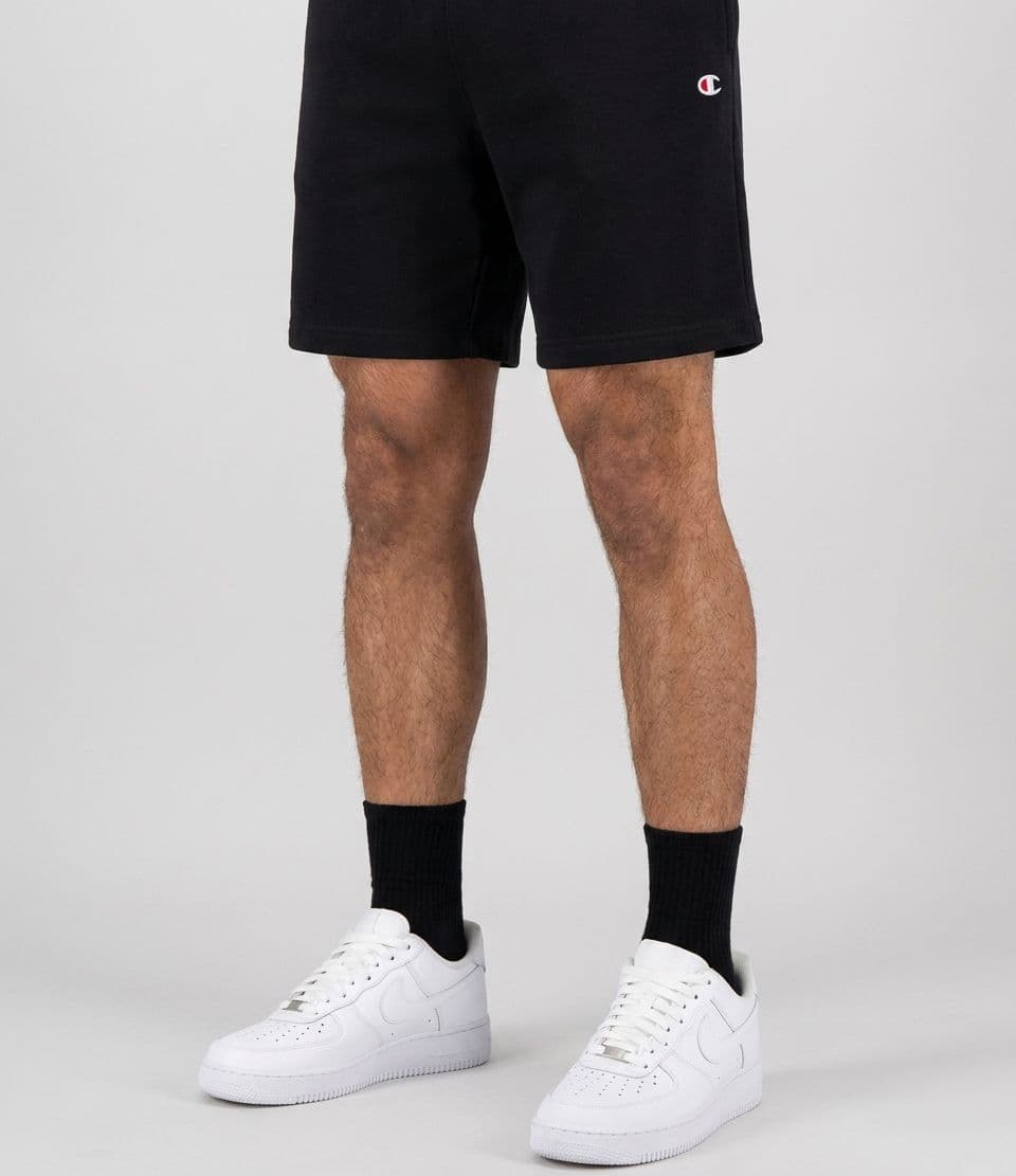 men branded short | crocodile logo | imported quality | black