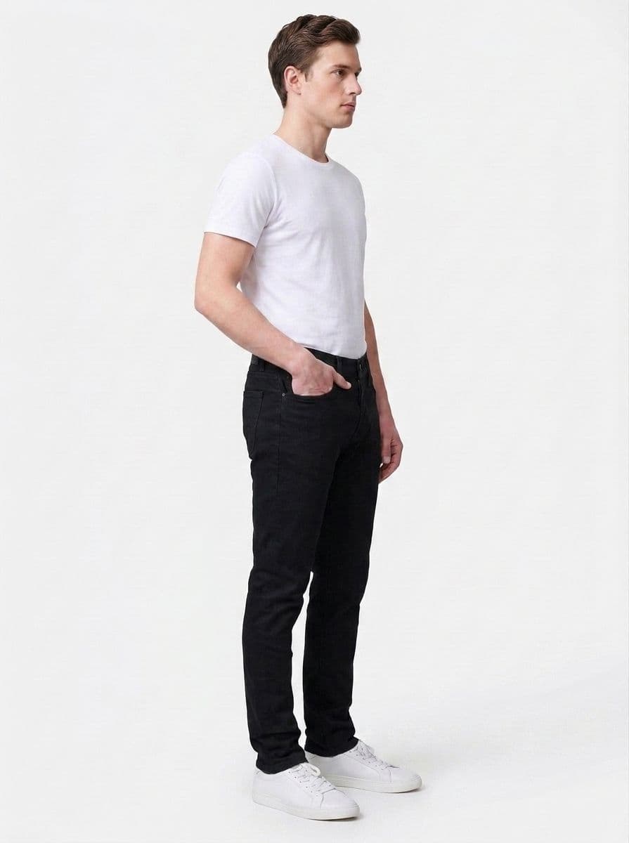 OLD NAVY | DENIM JEANS | 100% ORIGINAL | EXPORT QUALITY | SLIM FIT | JET BLACK thumbnail 2