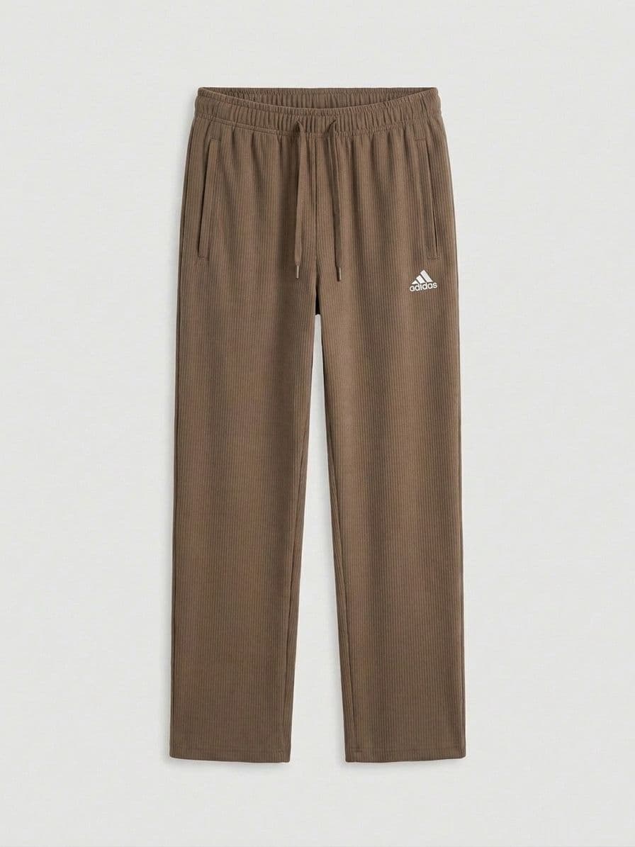 Men's Brown Dotted Malai Dry-Fit Track Pants – Thailand Imported Loose Fit Trousers thumbnail 3