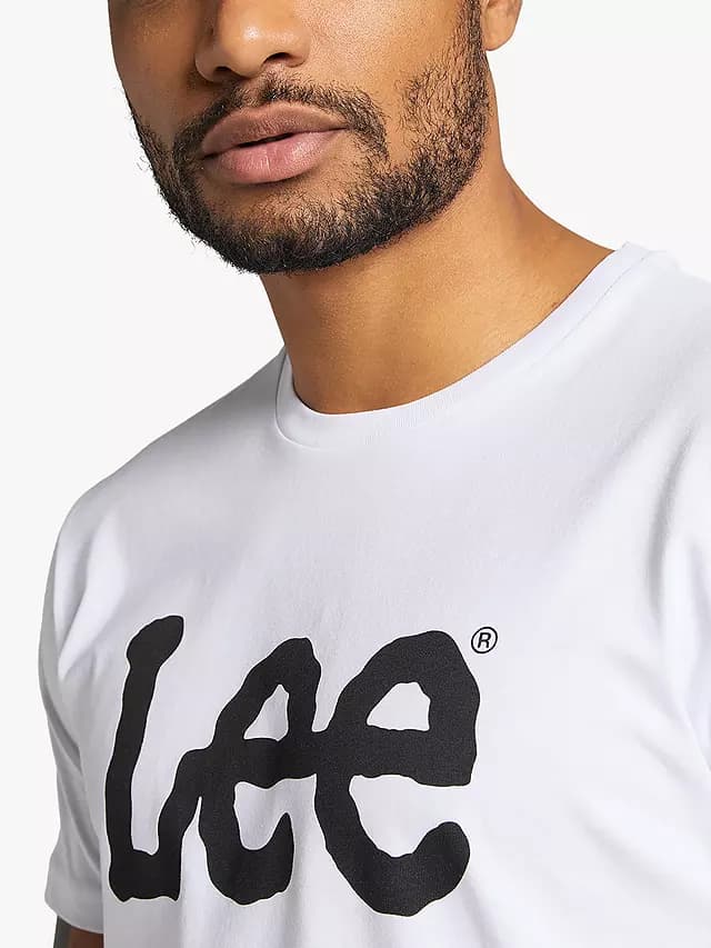 LEE | MENS |100% ORIGINAL T SHIRT  |  USE FOR SUMMER | WHITE thumbnail 2