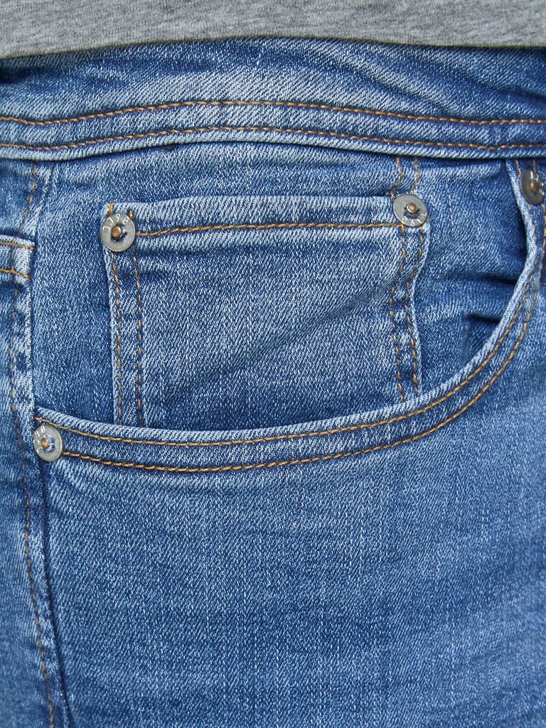 JACK & JONES | SLIM FIT | EXPORT QUALITY | 100 % ORIGINAL | JEANS SUPER STRECHIBLE | BLUE thumbnail 3