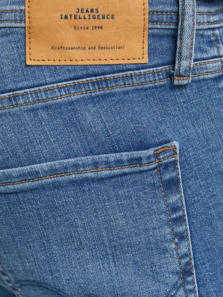 JACK & JONES | SLIM FIT | EXPORT QUALITY | 100 % ORIGINAL | JEANS SUPER STRECHIBLE | BLUE thumbnail 4