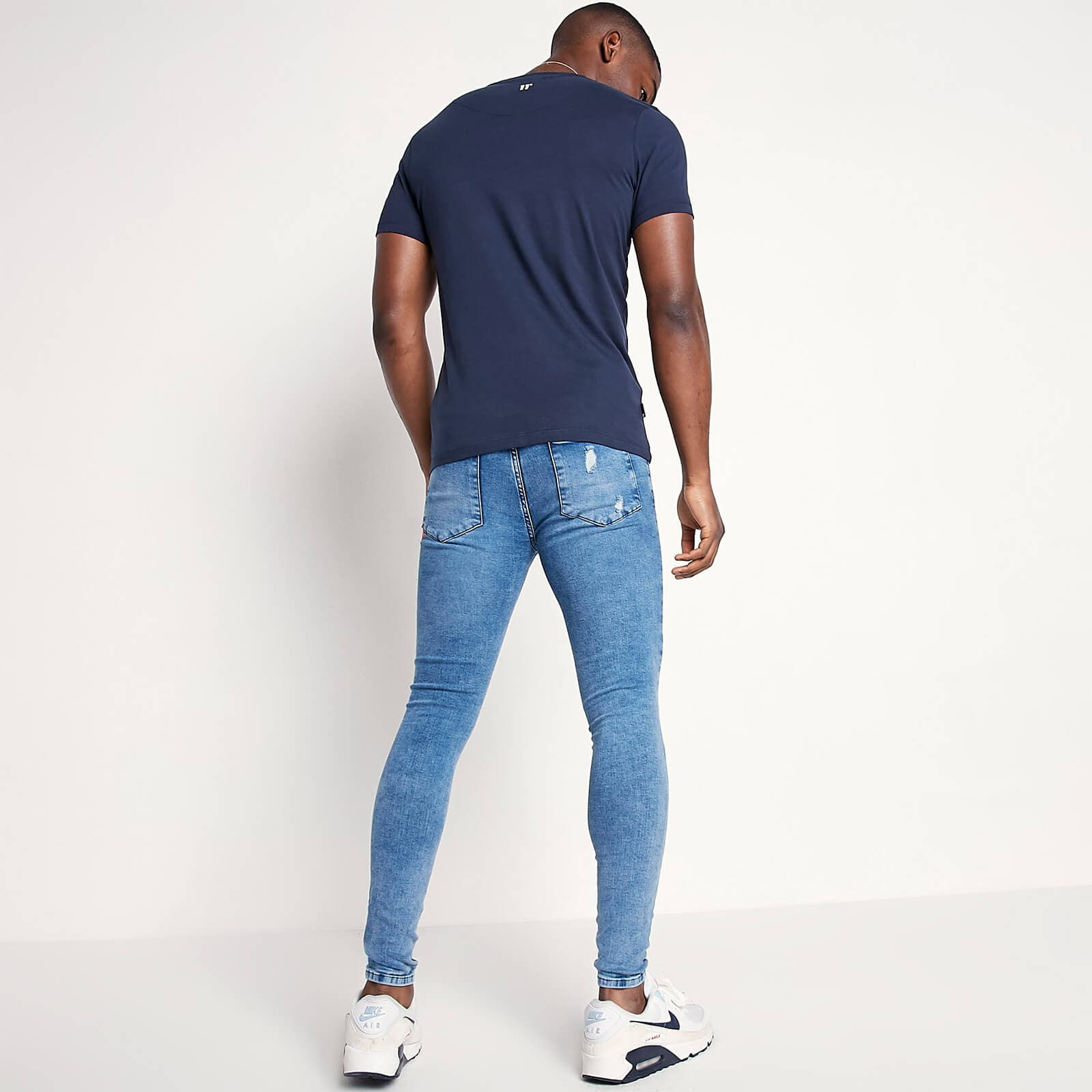 Denim Jeans  | 100% ORIGINAL | EXPORT QUALITY | SKIN FIT | LIGHT BLUE thumbnail 3