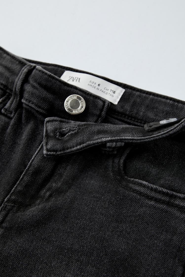 Zara | 100% original | denim jeans | skinny slim | stretchable | smoky black thumbnail 2
