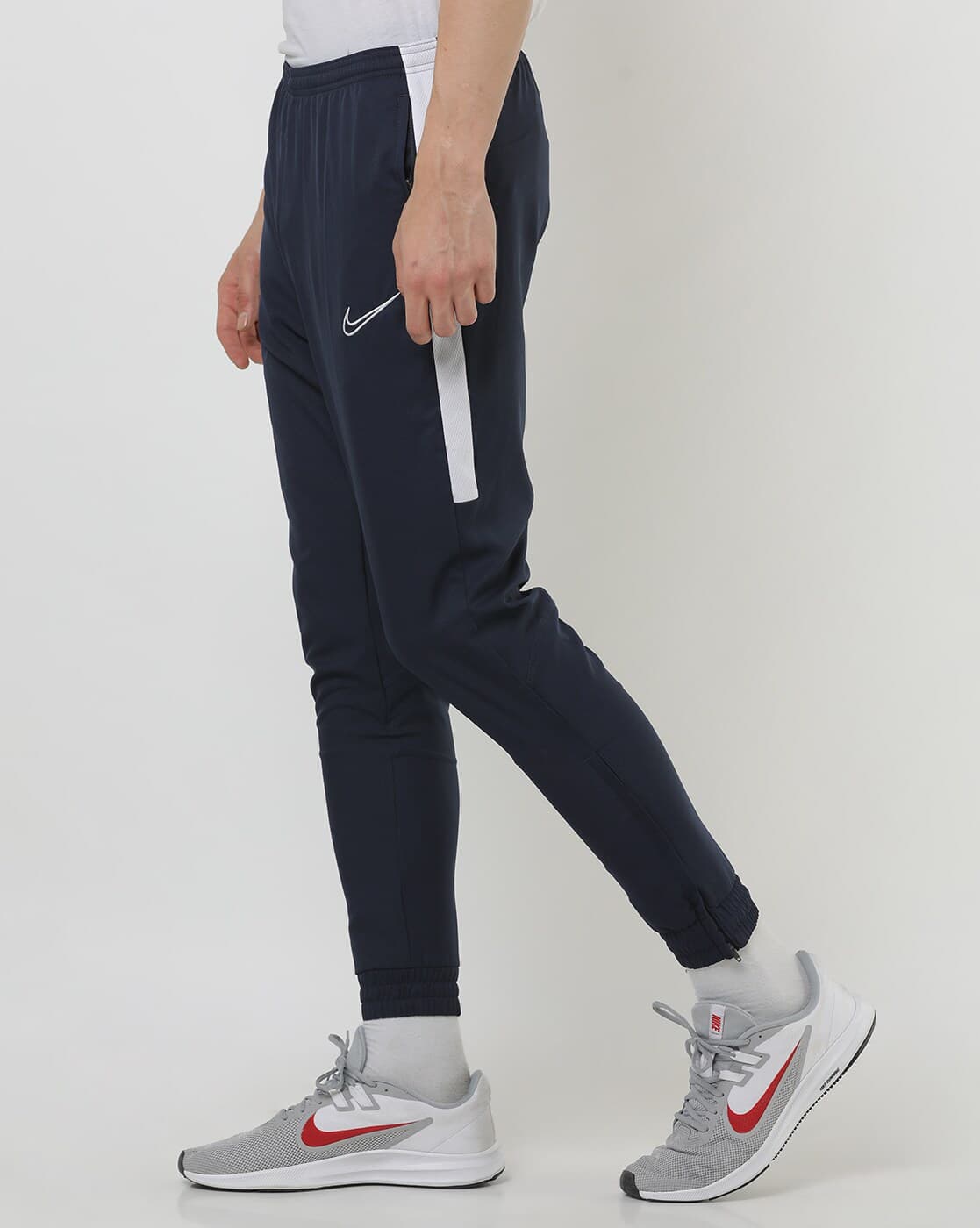 NIKE | PREMIUM DRY FIT TROUSER | MADE IN THAILAND | 100% IMPORTED | SLIM FIT | SIDE PANEL | JET BLACK thumbnail 2