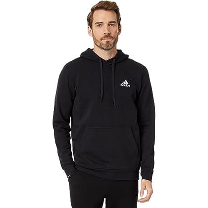 ADIDAS | MEN'S HOODIE | SHINNY FLECEE | REFLECTER LOGO ON FRONT | 100 %IMPORTED | JET BLACK