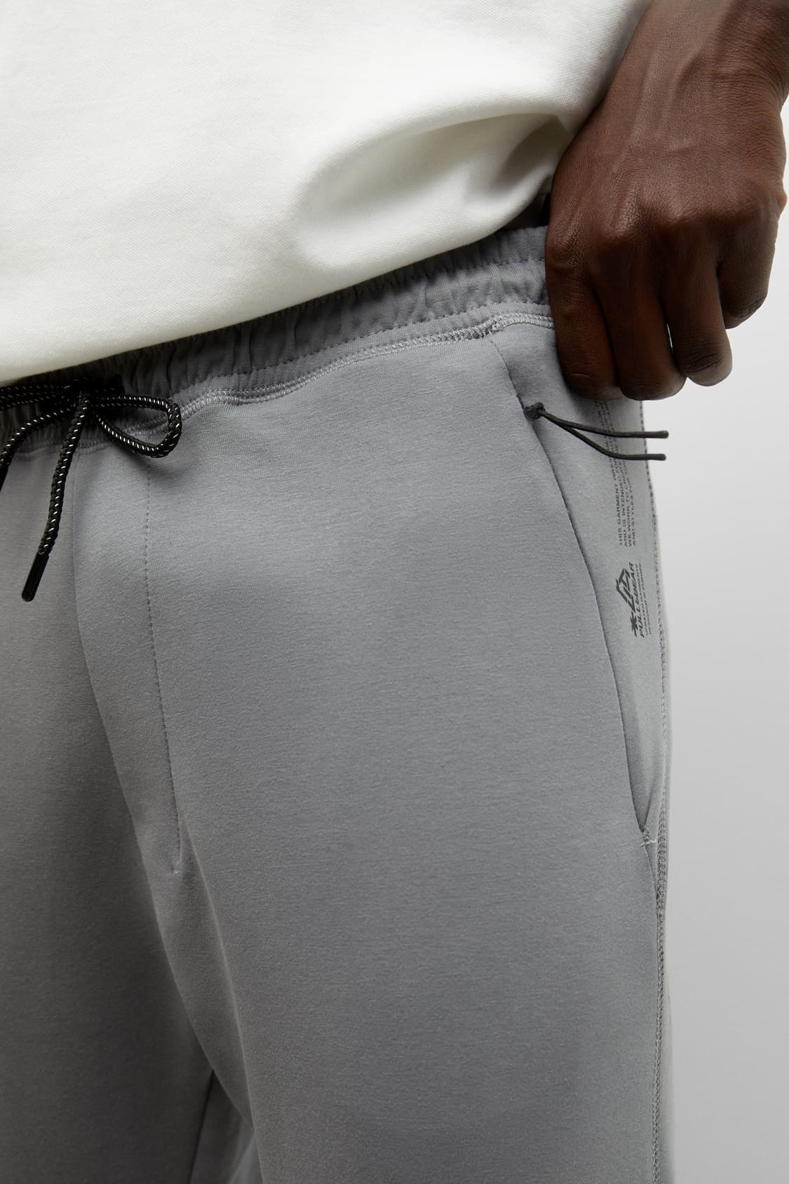 PULL & BEAR  | MEN’S TROUSER  |100% ORIGINAL | SKINNY SLIM | PREMIUM QUALITY MICRO MESH | SHINNY SILVER GRAY thumbnail 3