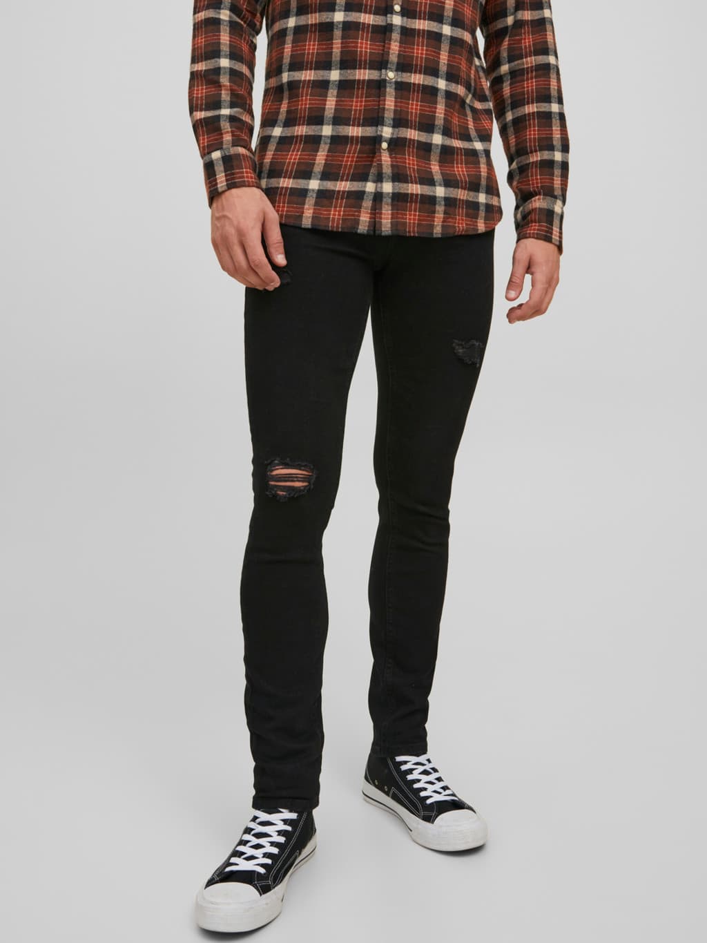JACK & JONES | BLACK GRINDING STYLE | SKIN FIT | EXPORT QUALITY
