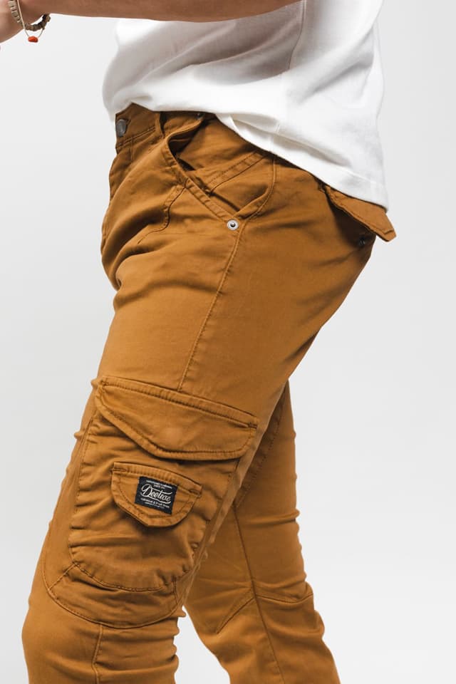 SUPREME FLEX | COTTON CARGO PANT | SIX POCKET | EXPORT QUALITY | CAMEL BROWN thumbnail 3