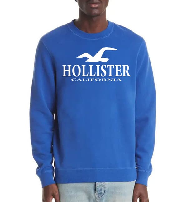 HOLISTER | 100% EXPORT QUALITY BRANDED | SWEATSHIRT  | BLUE