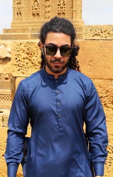 IDEAS by GUL AHMED - MENS SHALWAR KAMEEZ 2025 - ROYAL BLUE