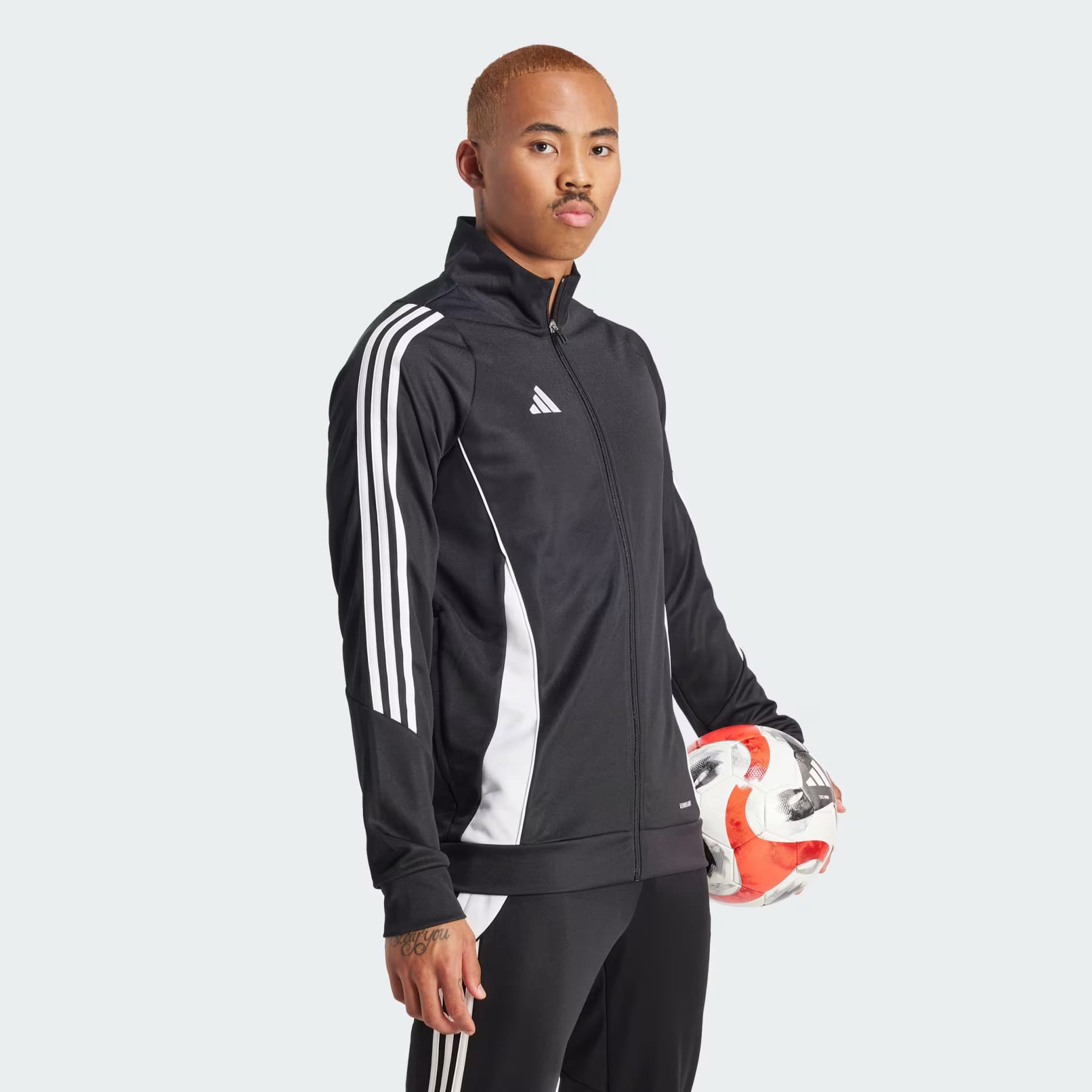 Adidas Winter Track Suit | 100% Imported | Latest Design | Black | Premium Quality thumbnail 2