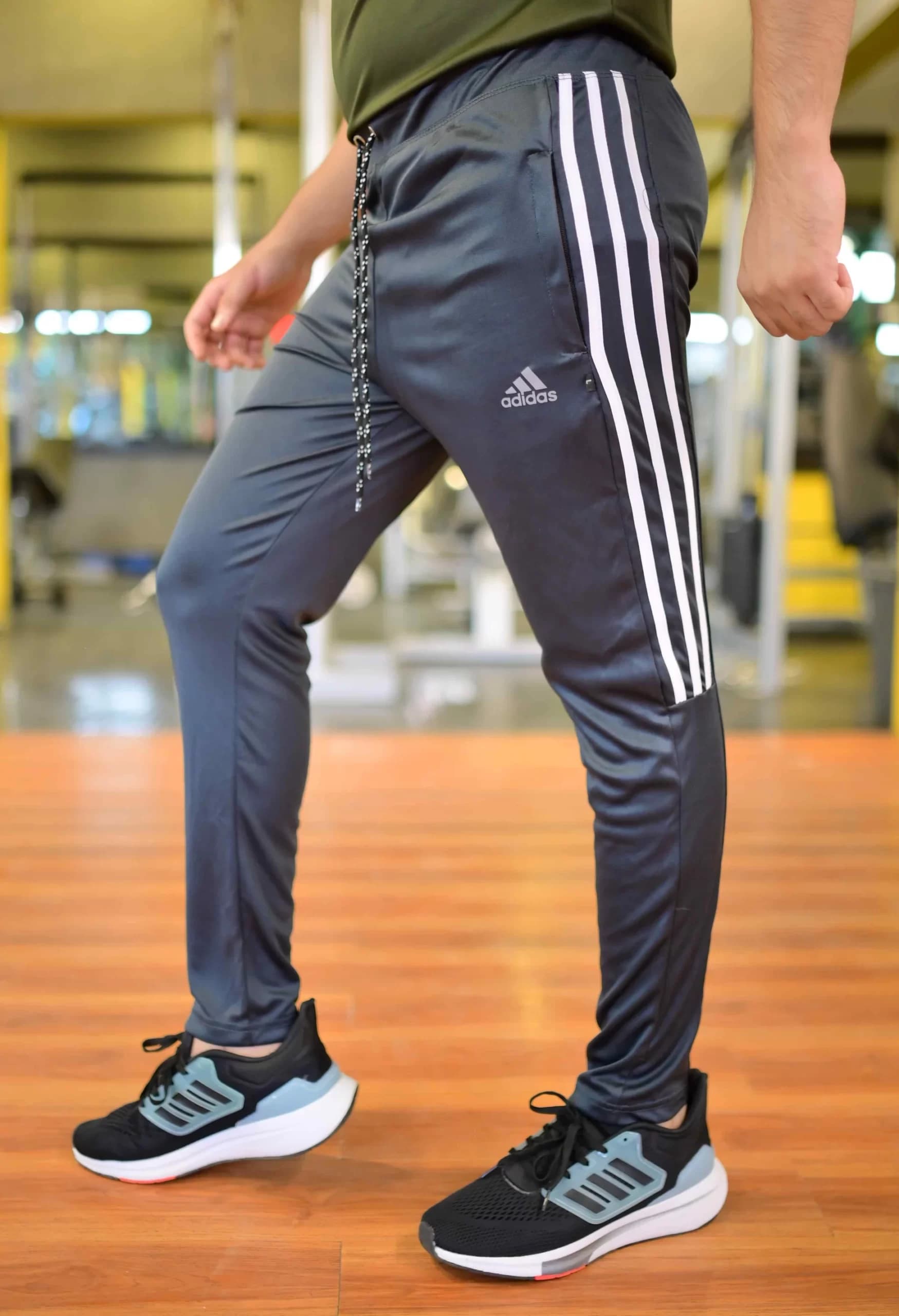 ADDIDAS | MEN’S TROUSER  | PREMIUM QUALITY  | SKINNY SLIM |  DRY FIT | GREY