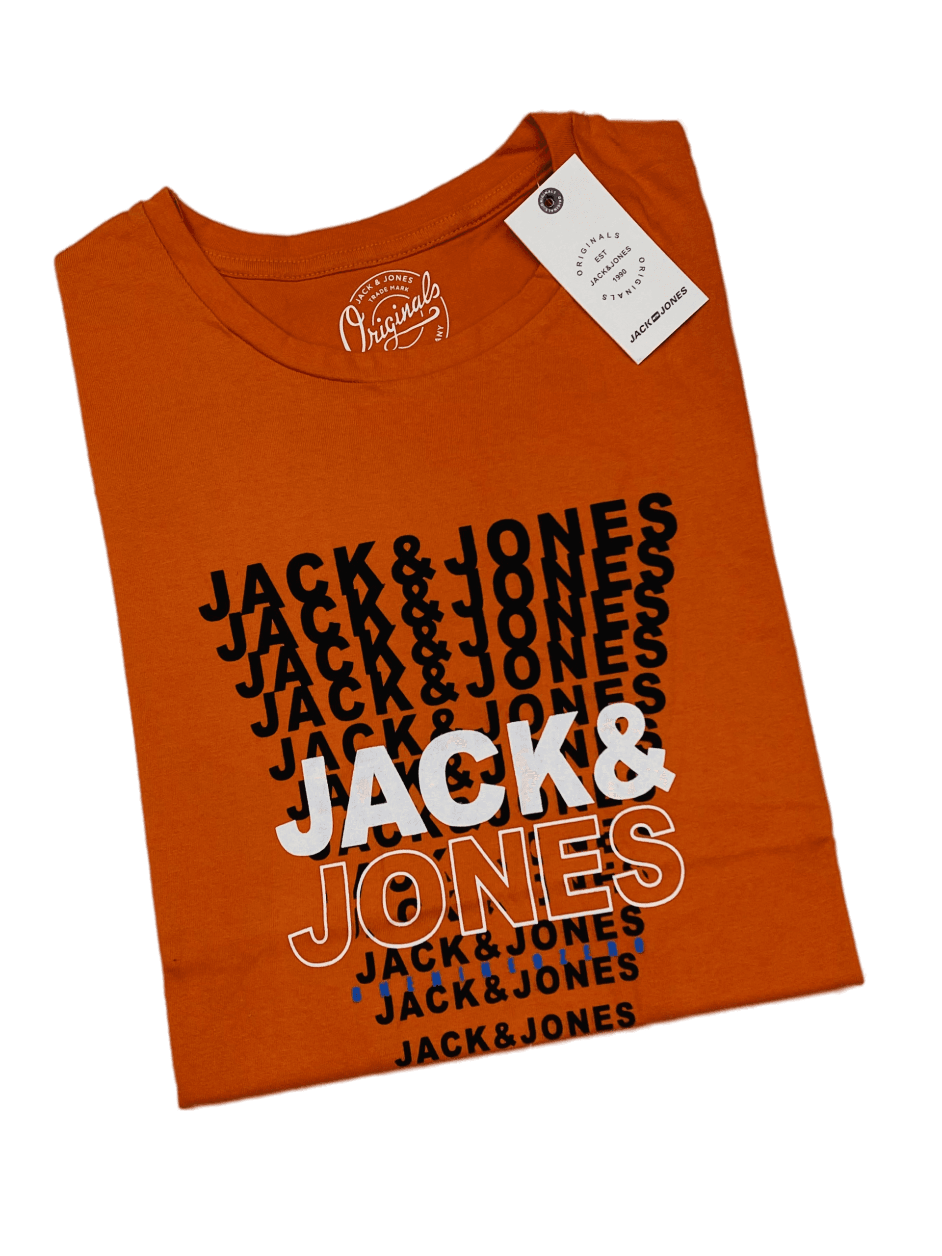 JACK & JONES |100% ORIGINAL TEES | ORANGE