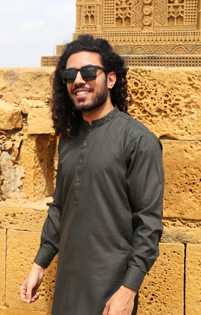 IDEAS by GUL AHMED - MENS SHALWAR KAMEEZ 2025  - GREEN