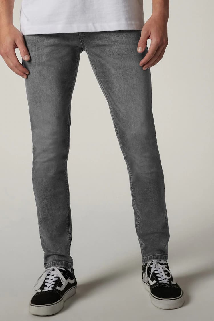 Zara | 100% Original | Denim Jeans | Slim Fit | Stretchable | Light Grey