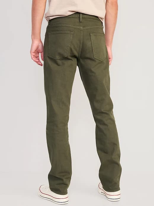 OLD NAVY | SLIM STRAIGHT | 100 % ORIGINAL | JEANS STRECHIBLE | OLIVE GREEN thumbnail 2
