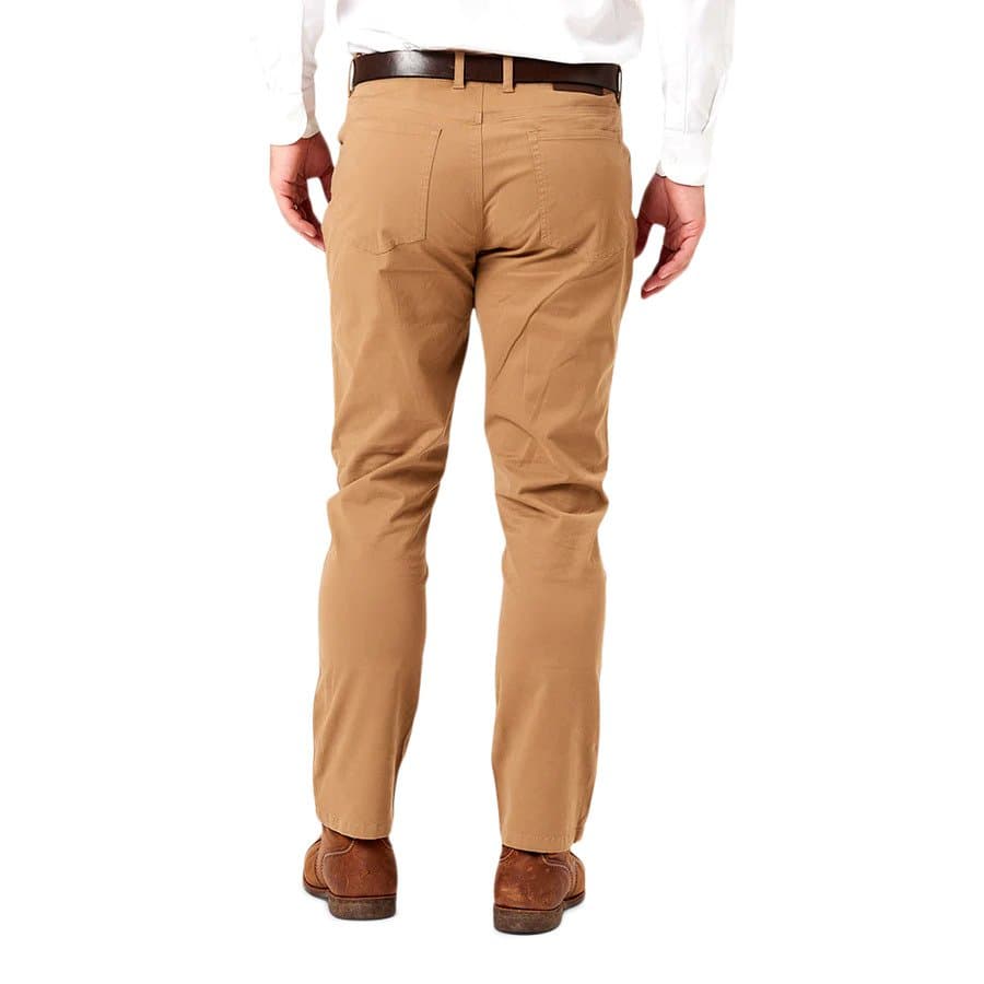 100% ORIGINAL | COTTON DENIM PANT  | EXPORT QUALITY | SLIM FIT | CAMEL BROWN thumbnail 2
