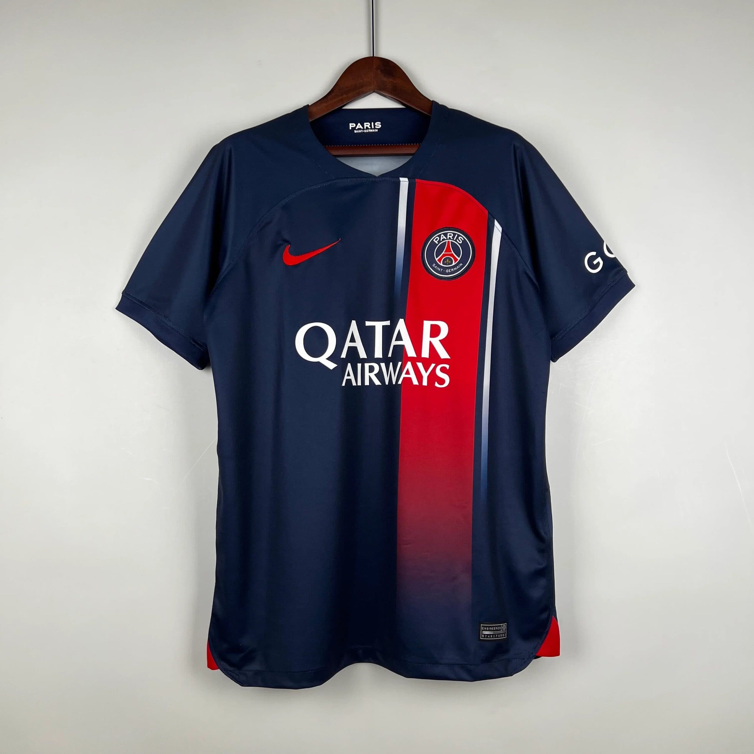 PARIS | QATAR AIRWAYS | DRY FIT PREMIUM QUALITY | MEN'S SPORTS T SHIRT | 100% IMPORTED | BLUE