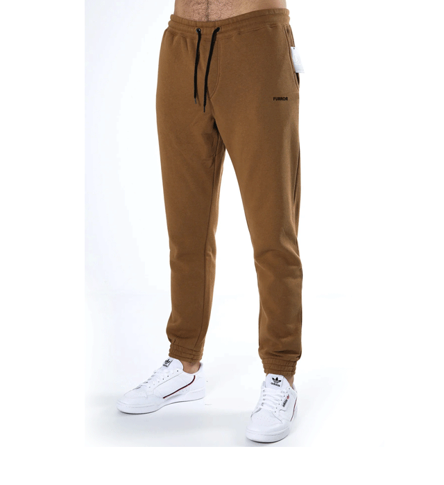 Branded Men's Trouser | Slim Fit | Cotton Terry | Export Quality | Bottom Rib | Chocolate Brown