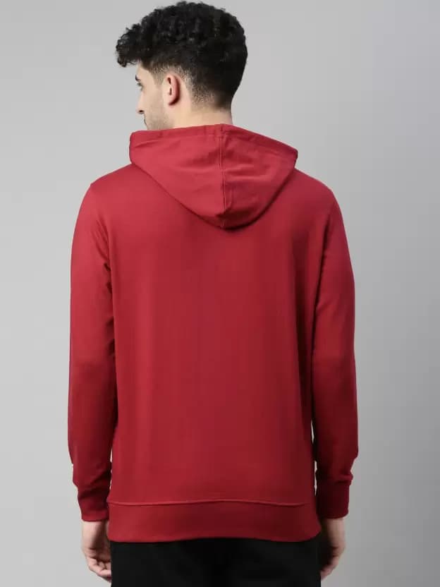 FILA | 100% ORIGNAL | MEN'S  HOODIE | EXPORT QUALITY | DARK ORANGE thumbnail 2
