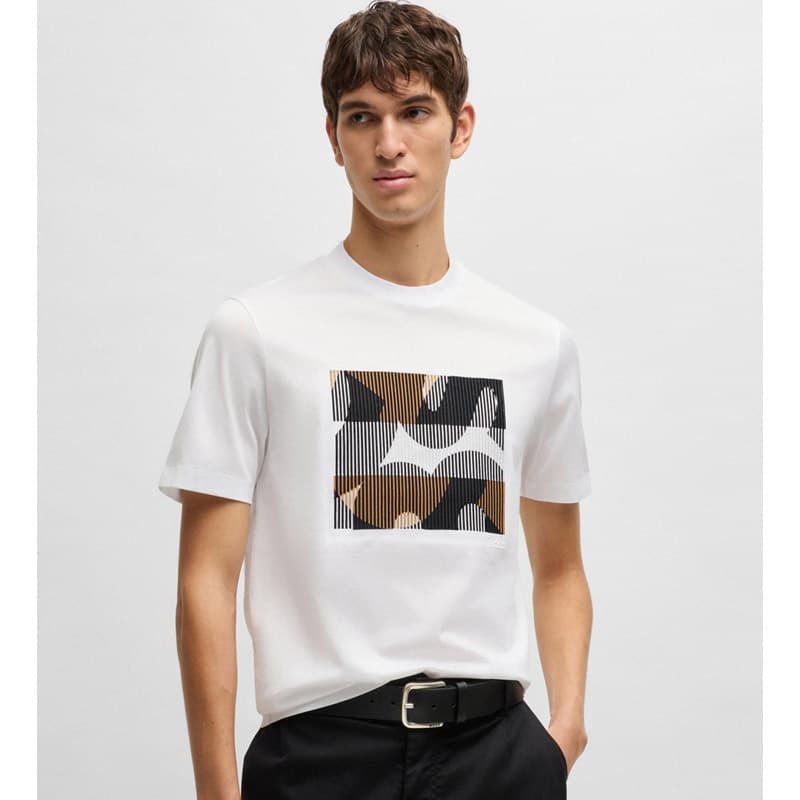 Boss | men t shirt | made in Bangladesh | 100% imported | DTF print quality | white