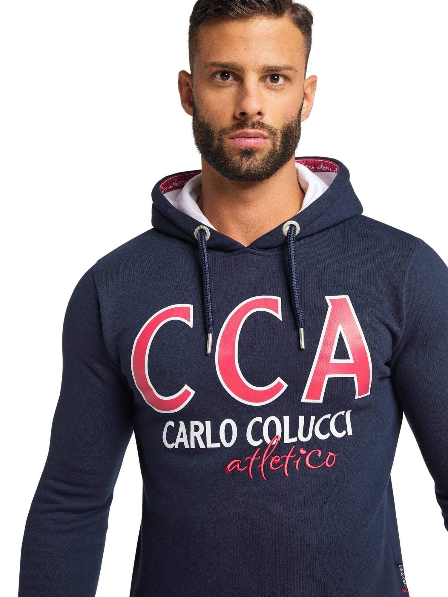 CARLO COLUCCI | MEN'S HOODIE | EXPORT QUALITY | NAVY BLUE thumbnail 2