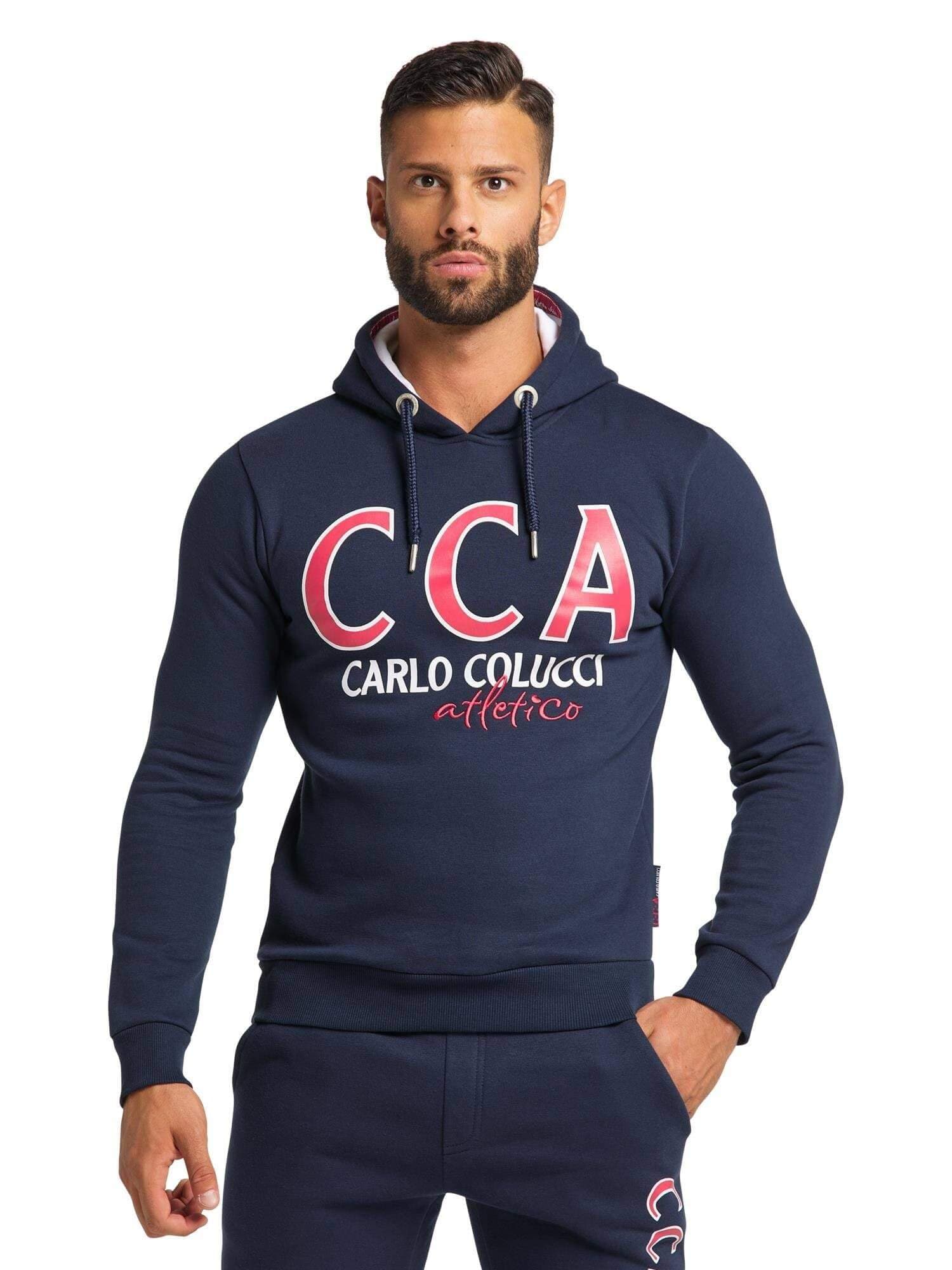 CARLO COLUCCI | MEN'S HOODIE | EXPORT QUALITY | NAVY BLUE