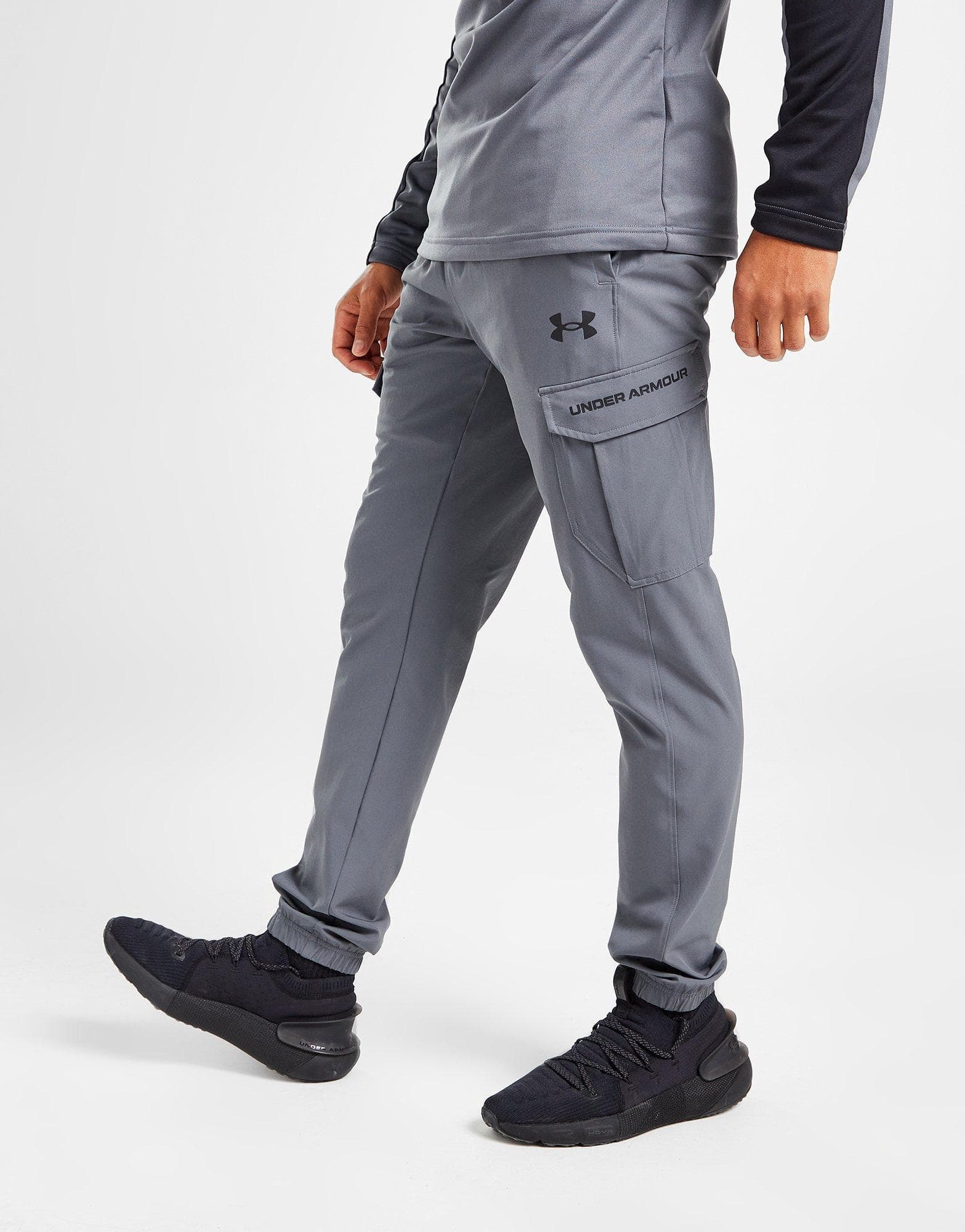 UNDER ARMOUR | WINTER FLEECE CARGO TROUSER | 5 POCKET | 100% IMPORTED | VERY COMFORTABLE STUFF |  | GREY thumbnail 3
