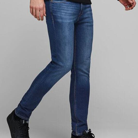 Men Skinny Blue Denim Jeans : j & j : Branded thumbnail 4