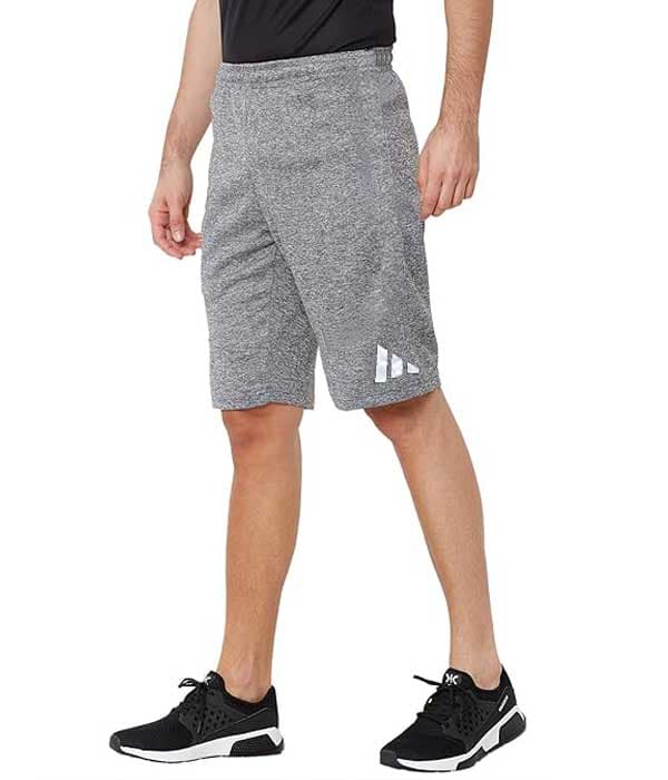 ADIDAS | MEN'S SHORT |100% ORIGINAL | MADE IN THAILAND | PREMIUM QUALITY DRY FIT | metallic light grey