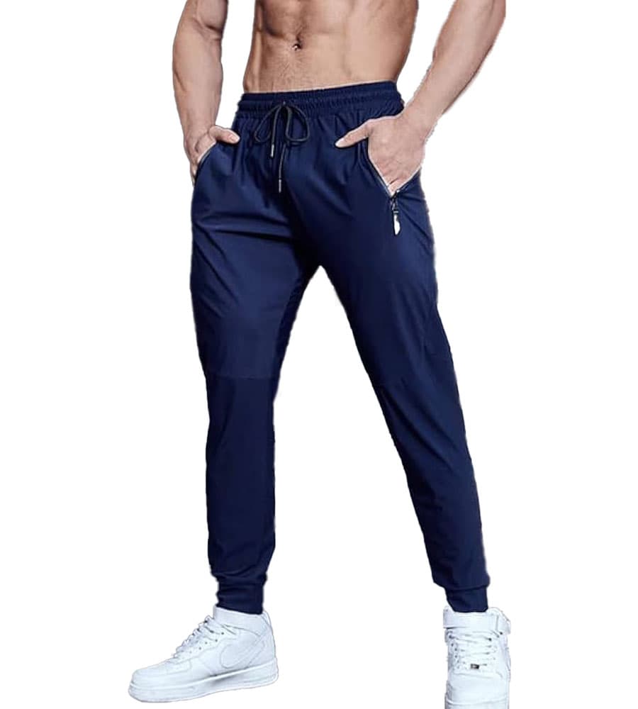 PULL & BEAR  | MEN’S TROUSER  |100% ORIGINAL | SKINNY SLIM | PREMIUM QUALITY MICRO MESH | SHINNY NAVY BLUE