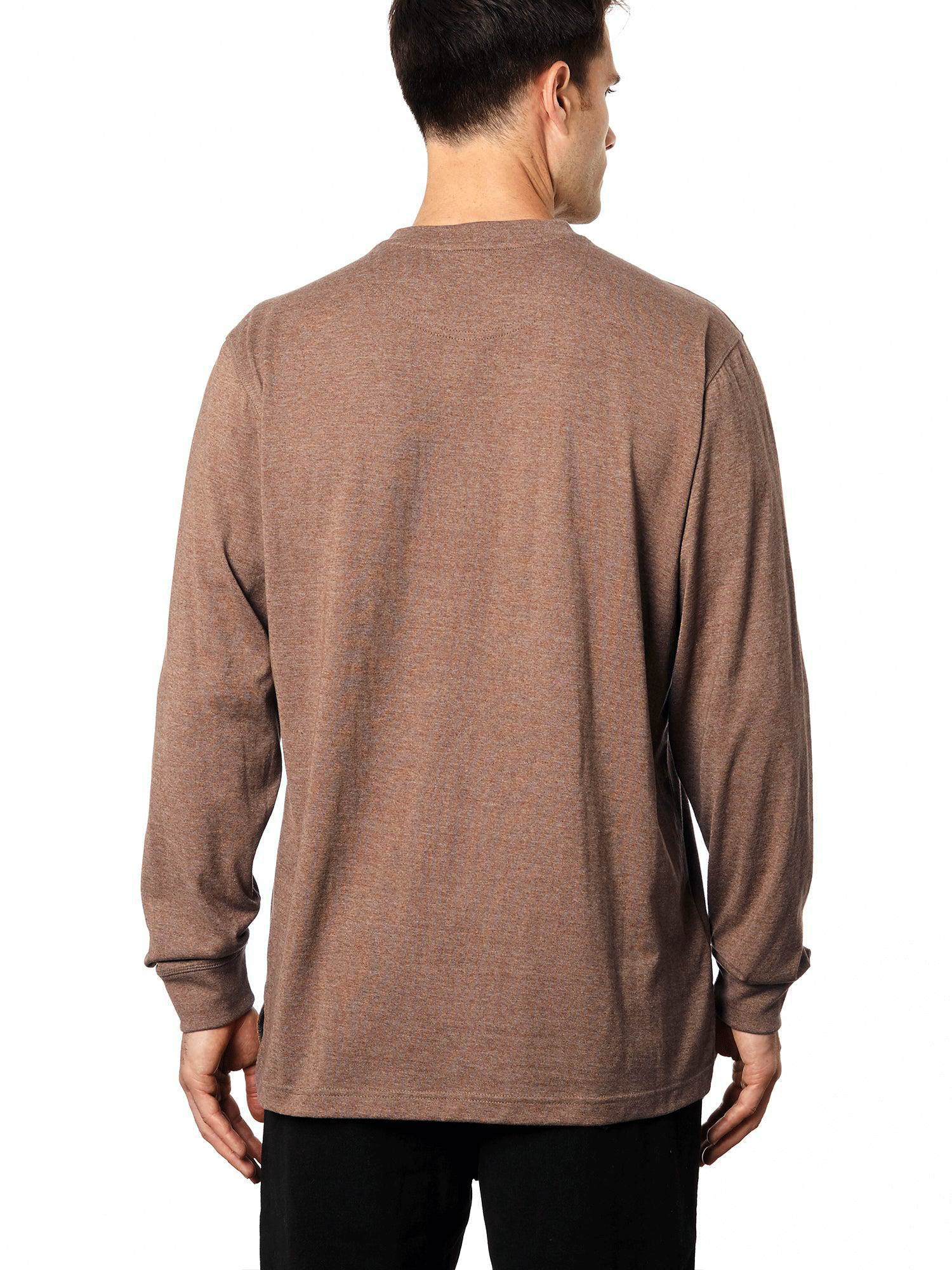 Long Sleeve Pocketed Henley T Shirt | 100 % ORIGINAL | BRAND STANLEY | USE FOR WINTER thumbnail 2