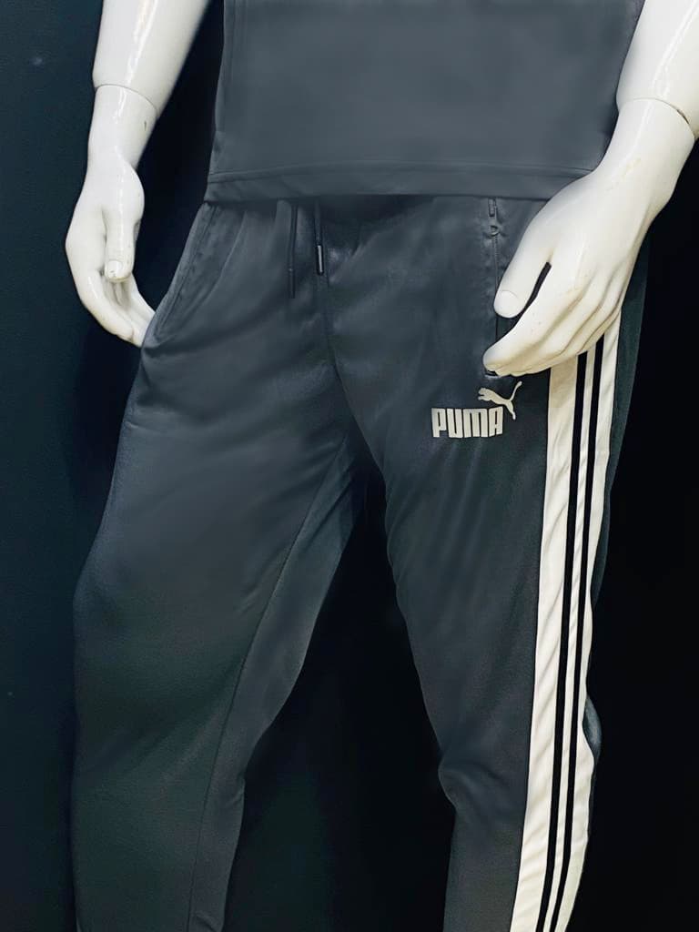 PUMA | 100% IMPORTED TRACK SUIT | PREMIUM DRY FIT | FOR SUMMER | DARK GREY thumbnail 2