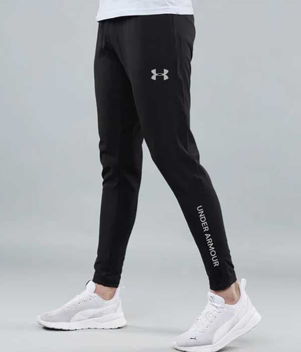 UNDER ARMOUR | 100% IMPORTED |  MADE IN THAILAND | DRY FIT TROUSER | BOTTOM PRINT | SKINNY SLIM | BLACK