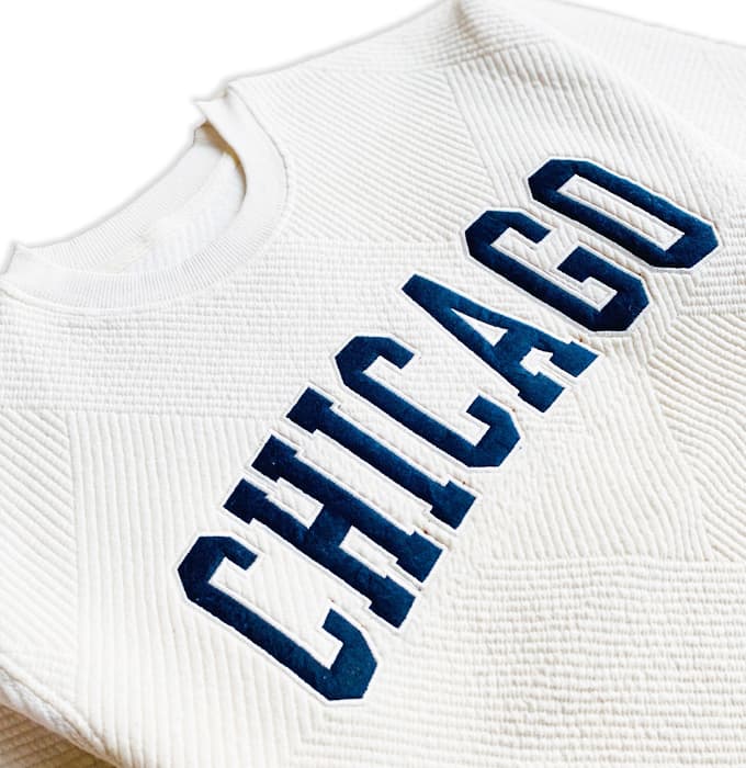 New York Popular Sweatshirt | Premium Export Quality | 100% Original | Textured Fabric | Off-White thumbnail 2