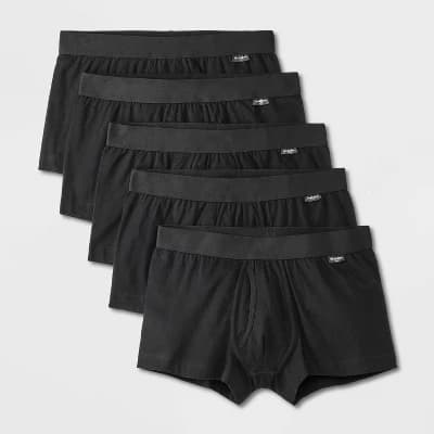 G FELLOW | MEN ORIGINAL BOXERS | EXPORT QUALITY | PACK OF 5 | BLACK thumbnail 2