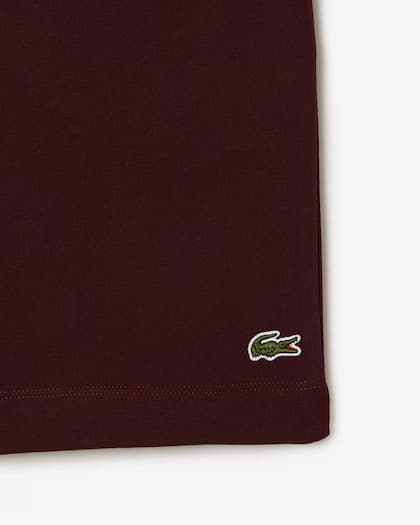 men branded short | crocodile logo | imported quality | maroon thumbnail 2