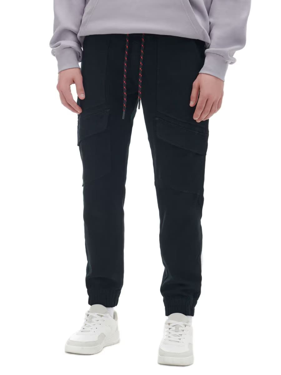 Jogger Trousers | Six-Pocket Design | 100% Authentic | Export-Quality | Black