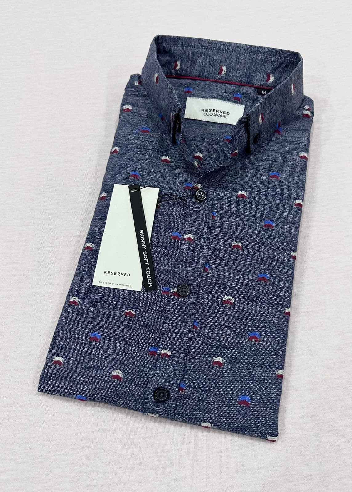 RESERVED | MENS CASUAL SHIRT | CLASSIC DOTTED | 100% THAI COTTON