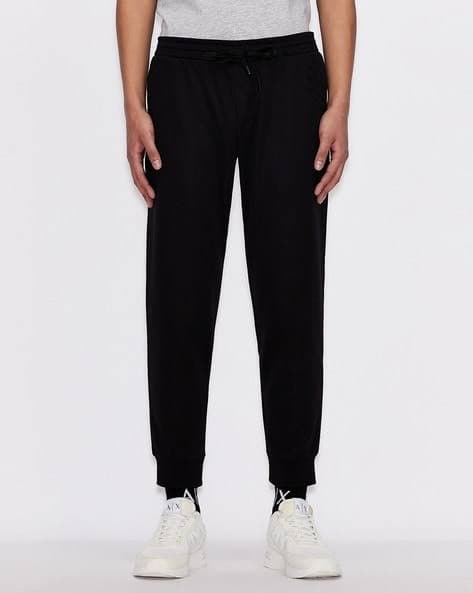 MAXX | ICE SILK MEN'S CASUAL PANT | SUPER POWER STRECH| LYCRA COTTON | JOGGER RIB | VERY COMFORTABLE | BLACK