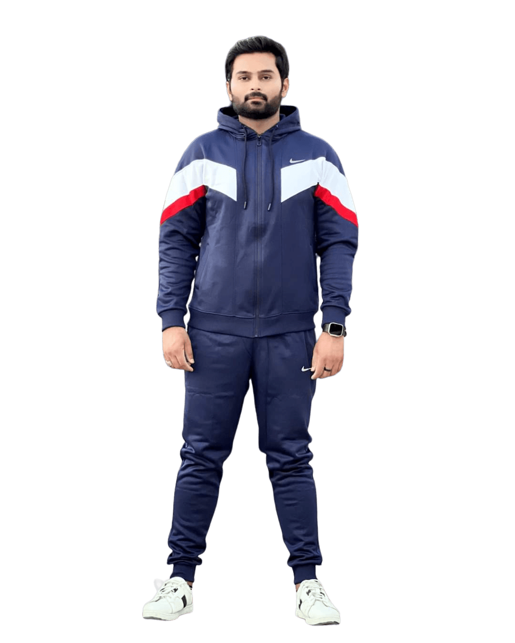NIKE | 100% IMPORTED TRACK SUIT | PREMIUM DRY FIT | SHINNY FLEECE | FOR WINTER | NAVY BLUE